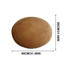 Tainini round area rug ultra-soft shag 31x31 inch