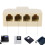 Phone Line Splitter RJ11 1 to 4 Way 3