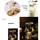 Golden Spinning Candle Holder Set with Cup 1 Pack 3