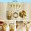 Golden Spinning Candle Holder Set with Cup 1 Pack 7