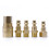 Brass Quick Coupler Fitting 1/4" NPT 5 pcs 3