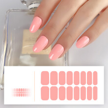 JZROCKER Plné obaly Jednofarebné nálepky na nechty Nail Art Decal pre ženy