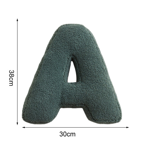 Soft Cute Letter Pillow PP Cotton Stuffed Hugging Cushion 2
