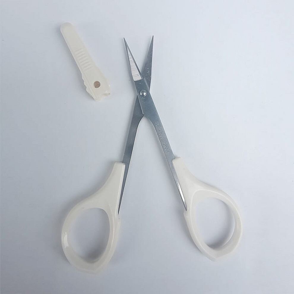 Stainless Steel Facial Grooming Scissors for Eyebrows and