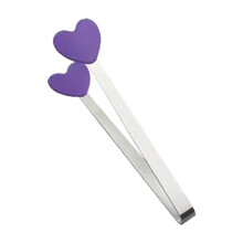 Liquidation Kaireo ! Pinces alimentaires, pince à glaçons en forme de cœur, mini pince à sucre en acier inoxydable, pince de cuisine, 1 pince