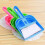 Small plastic dustpan and brush set for desk and car 6