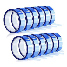 Blue Thermal Tape for Sublimation 0.8 in x 100 in 12 Rolls