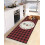 Christmas runner rug red black buffalo check 2x5 ft 2