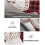 Christmas runner rug red black buffalo check 2x5 ft 5