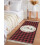 Christmas runner rug red black buffalo check 2x5 ft 3