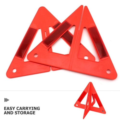 Warning Triangle for Cars Reflective 3 Pcs 2