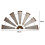 Farmhouse Windmill Wall Decor Rustic Iron 1 Piece 2