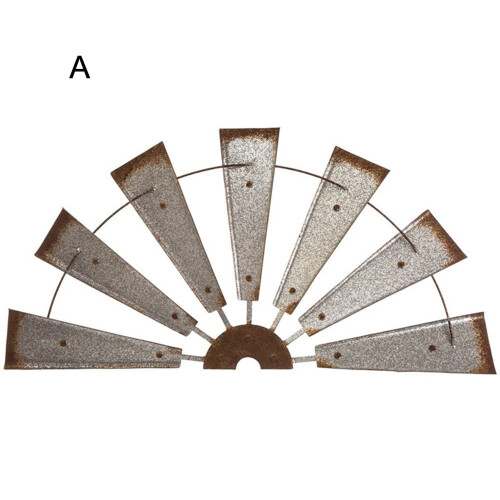 Farmhouse Windmill Wall Decor Rustic Iron 1 Piece 2