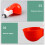 Washranp Chicken Water Cups Red Large 9Pcs 6