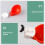 Washranp Chicken Water Cups Red Large 9Pcs 7
