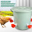 Washranp Chicken Water Cups Red Large 9Pcs 4