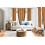 Faux Silk Gold Blackout Curtain Panel 63 in 1
