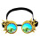 Steampunk-Brille mit Regenbogenkristallgläsern (ein Paar) 1