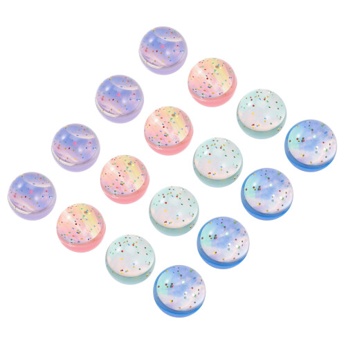 Rubber Bouncy Balls Sparkle Star Sky 25pcs 1