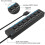 Hub USB 2.0 a 7 porte con interruttori e LED individuali, Hub USB 2.0 3