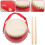 Cowhide Children's Education Drum Toy Set 6