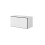 Cama full storage cabinet ROCO RO3 75/37/39 white/black/white 1