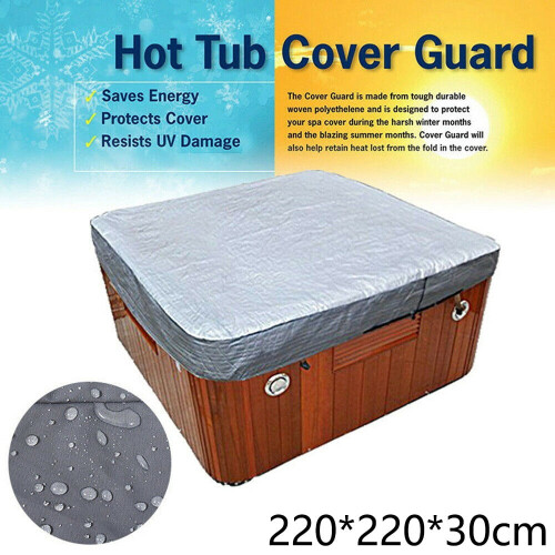 Hot Tub Cover Square Waterproof UV-Resistant