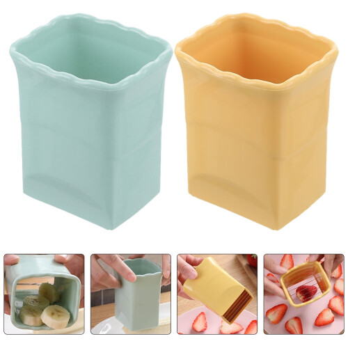 Fruit Cup Slicer Stainless Steel 2 pcs 2