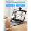 Webcam per Computer 1080P, Telecamera per Videoconferenze Chiara con Microfono, Plug And  USB, Adattatore USB Gratuito per Laptop e Telefono 6