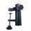 Metal Umbrella Stand Clamp for Balcony Deck Pool Black 4