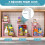 Under Sink Organizer Adjustable 2-Tier Pull-Out Drawers 2 3