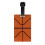Basketball Luggage Tag Round Dots Design 1 Piece 1