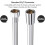 Bidet pipe universal interface stainless steel 1m 3