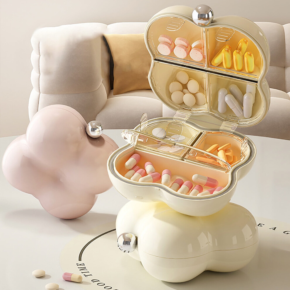 Medicine Pill Organizer Portable Divider Box 7 Days