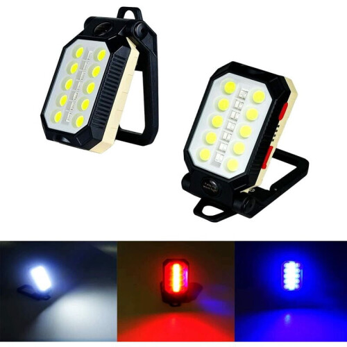 Rechargeable LED Work Light COB 550 Lumens with Magnetic 1