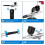 Air Brush Kit with Compressor 7.4V 34PSI Portable Black 2