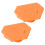 Magnetisk sømguide til symaskine, orange, 2 stk. 1