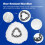 O-Cedar EasyWring Spin Mop Replacement Heads 3-Pack 3