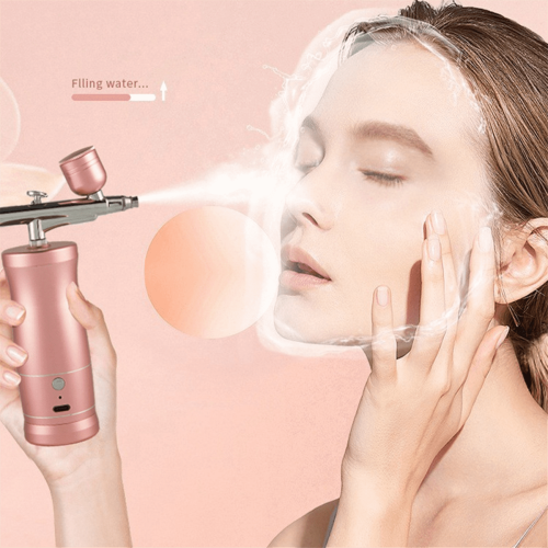 Airbrush-sett oppladbart bærbart for neglekunst sminke kake 2