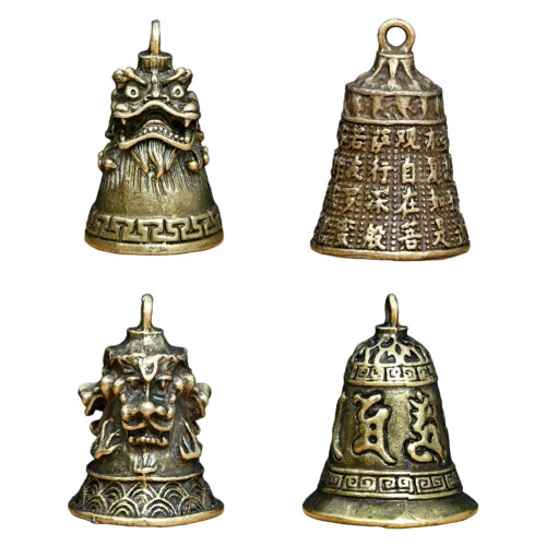 Messinkinen fengshui-käsityökello-riipus 1