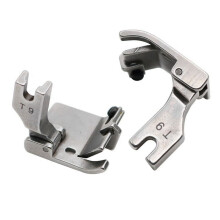 Calcador universal T9 ajustável para bainha (2 peças)