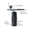 Aerografo wireless con compressore, nero, a doppia azione 5