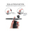 Aerografo wireless con compressore, nero, a doppia azione 2