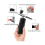 Aerografo wireless con compressore, nero, a doppia azione 3