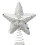 Mini Christmas Tree Topper Glitter Gold Star 2.36 Inch 6