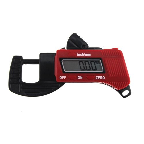 Digital Thickness Caliper 0.5 inch Red 1