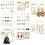 Women's Assorted Stud Earrings Set 61-63 Pairs 1
