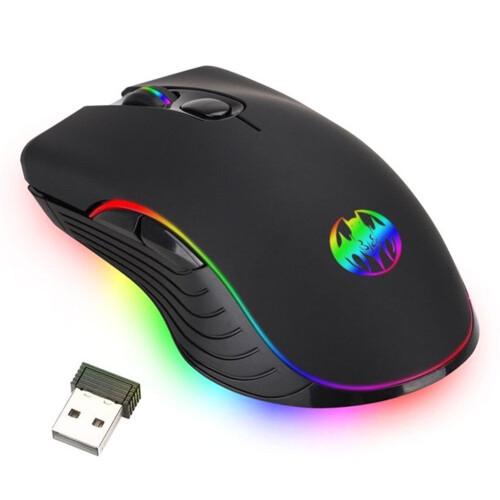 Aippl 2.4G wireless gaming mouse rechargeable 3 DPI