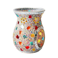 TrueClos mosaic glass oil burner candle holder
