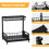 Under Sink Organizer 2-Tier Metal Pull-Out Rack 2 Pack 6